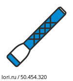 Police Flashlight Icon. Editable Bold Outline With Color Fill Design. Vector Illustration. Стоковая иллюстрация, агентство Ingram Publishing / Фотобанк Лори