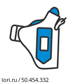 Police Holster Gun Icon. Editable Bold Outline With Color Fill Design. Vector Illustration. Стоковая иллюстрация, агентство Ingram Publishing / Фотобанк Лори