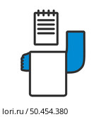 Waiter Take Oder Icon. Editable Bold Outline With Color Fill Design. Vector Illustration. Стоковая иллюстрация, агентство Ingram Publishing / Фотобанк Лори