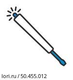 Electricity Test Screwdriver Icon. Editable Bold Outline With Color Fill Design. Vector Illustration. Стоковая иллюстрация, агентство Ingram Publishing / Фотобанк Лори