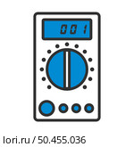 Multimeter Icon. Editable Bold Outline With Color Fill Design. Vector Illustration. Стоковая иллюстрация, агентство Ingram Publishing / Фотобанк Лори