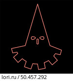 Neon executioner hangman red color vector illustration image flat style light. Neon executioner hangman red color vector illustration image flat style. Стоковая иллюстрация, агентство Ingram Publishing / Фотобанк Лори