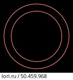 Neon rubber gasket Grommet seal Leakage o-ring Reten red color vector illustration image flat style light. Neon rubber gasket Grommet seal Leakage o-ring Reten red color vector illustration image flat style. Стоковая иллюстрация, агентство Ingram Publishing / Фотобанк Лори