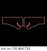 Neon two fist punching bump clenched together hitting concept of conflict struggle resistance confrontation red color vector illustration image flat style light. Neon two fist punching bump clenched together hitting concept of conflict struggle resistance confrontation red color vector illustration image flat style. Стоковая иллюстрация, агентство Ingram Publishing / Фотобанк Лори