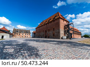 Средневековый замок Тапиау в Калининградской области. Редакционное фото, фотограф Свитич Олег / Фотобанк Лори