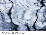 Blurred refreshing water surface ripples and reflection of shadows. Abstract nature backdrop with space for text. Стоковое фото, агентство Ingram Publishing / Фотобанк Лори