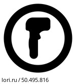 Contactly thermometer pyrometer medical digital non-contact infrared for measure body ambient temperature without contact prevention of coronavirus disease electronic safety concept icon in circle round black color vector illustration image solid outline style simple. Contactly thermometer pyrometer medical digital non-contact infrared for measure body ambient temperature without contact prevention of coronavirus disease electronic safety concept icon in circle round black color vector illustration image solid outline style. Стоковая иллюстрация, агентство Ingram Publishing / Фотобанк Лори