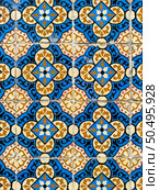 Old Traditional Portuguese azulejos, painted ceramic tilework. Стоковое фото, агентство Ingram Publishing / Фотобанк Лори