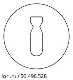 Bomb air icon in circle round black color vector illustration image outline contour line thin style simple. Bomb air icon in circle round black color vector illustration image outline contour line thin style. Стоковая иллюстрация, агентство Ingram Publishing / Фотобанк Лори