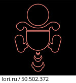 Neon child infant baby kid farts break wind farting bloating gas cloud stench bad smell flatulency red color vector illustration image flat style light. Neon child infant baby kid farts break wind farting bloating gas cloud stench bad smell flatulency red color vector illustration image flat style. Стоковая иллюстрация, агентство Ingram Publishing / Фотобанк Лори