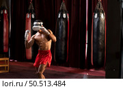 Technology that allows boxers to spar with their opponents alone. With the use of a VR machine, which can easily determine opponents or techniques. Стоковое фото, агентство Ingram Publishing / Фотобанк Лори