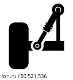 Suspension in the car icon black color vector illustration image flat style simple. Suspension in the car icon black color vector illustration image flat style. Стоковая иллюстрация, агентство Ingram Publishing / Фотобанк Лори