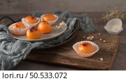 Traditional Portuguese conventual sweet called Castanha De Ovo from Alcobaca, Portugal. Стоковое фото, агентство Ingram Publishing / Фотобанк Лори
