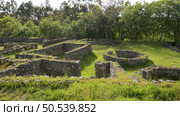 The Castro de Romariz is a fortified settlement dating from the 5th century BC, with occupancy levels up to the first century AD. Romariz - Santa Maria da Feira, Portugal. Стоковое фото, агентство Ingram Publishing / Фотобанк Лори
