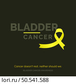 Empower Warriors Bladder Cancer Awareness Design Template. Стоковая иллюстрация, агентство Ingram Publishing / Фотобанк Лори