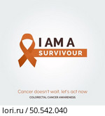 Radiate Resilience Colorectal Cancer Awareness. Стоковая иллюстрация, агентство Ingram Publishing / Фотобанк Лори