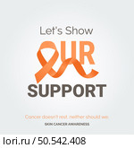 Courageous Fighters Unite. Awareness Drive Posters. Стоковая иллюстрация, агентство Ingram Publishing / Фотобанк Лори