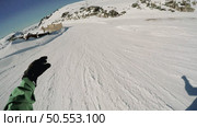 Snowboard freerider in the mountains. Стоковое фото, агентство Ingram Publishing / Фотобанк Лори