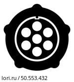 Grate for meat grinder plate mincer device for growing shallow of meat lattice with nut screw female screw pawl stop latch holder icon black color vector illustration image flat style simple. Grate for meat grinder plate mincer device for growing shallow of meat lattice with nut screw female screw pawl stop latch holder icon black color vector illustration image flat style. Стоковая иллюстрация, агентство Ingram Publishing / Фотобанк Лори