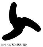 Screw of ship propeller fan turbine three-bladed icon black color vector illustration image flat style simple. Screw of ship propeller fan turbine three-bladed icon black color vector illustration image flat style. Стоковая иллюстрация, агентство Ingram Publishing / Фотобанк Лори