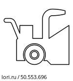 Snowblower snow clear machine snowplow truck plough clearing vehicle equipped seasons transport winter highway service equipment clean contour outline line icon black color vector illustration image thin flat style simple. Snowblower snow clear machine snowplow truck plough clearing vehicle equipped seasons transport winter highway service equipment clean contour outline line icon black color vector illustration image thin flat style. Стоковая иллюстрация, агентство Ingram Publishing / Фотобанк Лори