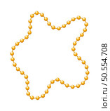 Mardi gras carnival beads. Vector illustration. Стоковая иллюстрация, агентство Ingram Publishing / Фотобанк Лори
