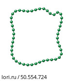 Mardi gras carnival beads. Vector illustration. Стоковая иллюстрация, агентство Ingram Publishing / Фотобанк Лори