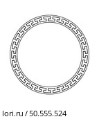 Black circle ornament border. Vector illustration. Стоковая иллюстрация, агентство Ingram Publishing / Фотобанк Лори