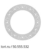 Black circle ornament border. Vector illustration. Стоковая иллюстрация, агентство Ingram Publishing / Фотобанк Лори