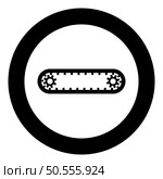 Strap for engine toothed drive belt for gears cambelt timing gas distribution mechanism icon in circle round black color vector illustration image solid outline style simple. Strap for engine toothed belt for gears cambelt timing gas distribution mechanism icon in circle round black color vector illustration image solid outline style. Стоковая иллюстрация, агентство Ingram Publishing / Фотобанк Лори