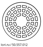 Sewer hatch manhole cover contour outline line icon black color vector illustration image thin flat style simple. Sewer hatch manhole cover contour outline line icon black color vector illustration image thin flat style. Стоковая иллюстрация, агентство Ingram Publishing / Фотобанк Лори