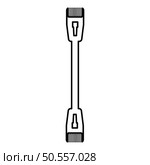 Patch cable path cord ethernet technology rj45 net concept contour outline line icon black color vector illustration image thin flat style simple. Patch cable path cord ethernet technology rj45 net concept contour outline line icon black color vector illustration image thin flat style. Стоковая иллюстрация, агентство Ingram Publishing / Фотобанк Лори