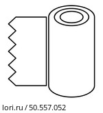 Roll paper towel disposable wrap wallpaper fabric tissue office equipment contour outline line icon black color vector illustration image thin flat style simple. Roll paper towel disposable wrap wallpaper fabric tissue office equipment contour outline line icon black color vector illustration image thin flat style. Стоковая иллюстрация, агентство Ingram Publishing / Фотобанк Лори