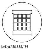 Prisoner window grid grate prison jail concept icon in circle round black color vector illustration image outline contour line thin style simple. Prisoner window grid grate prison jail concept icon in circle round black color vector illustration image outline contour line thin style. Стоковая иллюстрация, агентство Ingram Publishing / Фотобанк Лори