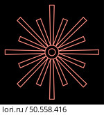 Neon laser optic beam flash sparks linear red color vector illustration image flat style light. Neon laser optic beam flash sparks linear ray lighting red color vector illustration image flat style. Стоковая иллюстрация, агентство Ingram Publishing / Фотобанк Лори