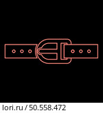 Neon pants belt leather strapping with buckle trouser red color vector illustration image flat style light. Neon pants belt leather strapping with buckle trouser red color vector illustration image flat style. Стоковая иллюстрация, агентство Ingram Publishing / Фотобанк Лори