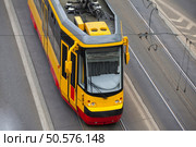 Tram in Warsaw. Стоковое фото, агентство Ingram Publishing / Фотобанк Лори