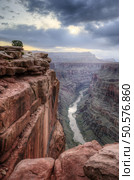 Toroweap Overlook on the north rim of the Grand Canyon National Park, Arizona. Стоковое фото, агентство Ingram Publishing / Фотобанк Лори