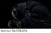 3D rendering science fiction helmet close-up. Стоковое фото, агентство Ingram Publishing / Фотобанк Лори