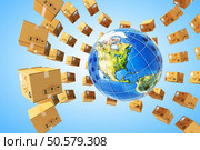 Worldwide_purchases_logistics_Shipping. Стоковое фото, агентство Ingram Publishing / Фотобанк Лори