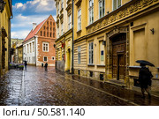 Krakow - Poland’s historic center, a city with ancient architecture. Стоковое фото, агентство Ingram Publishing / Фотобанк Лори