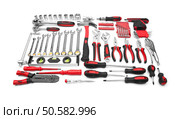 Many Tools isolated on white background. Стоковое фото, агентство Ingram Publishing / Фотобанк Лори