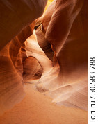 enlightened passageway in the bottom of antelope canyon. Стоковое фото, агентство Ingram Publishing / Фотобанк Лори