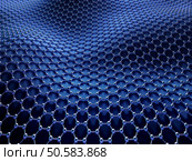 Several molecules connected, crystallized in the hexagonal system, concept of a carbon structure. Clipping path included. Стоковое фото, агентство Ingram Publishing / Фотобанк Лори