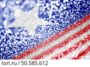 Abstract patriotic American Flag background. Стоковое фото, агентство Ingram Publishing / Фотобанк Лори