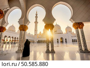 Sheikh Zayed Grand Mosque in Abu Dhabi, UAE. Стоковое фото, агентство Ingram Publishing / Фотобанк Лори