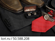 variety of formal men’s clothing closeup. Стоковое фото, агентство Ingram Publishing / Фотобанк Лори