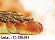 bakery products on sacking background. Стоковое фото, агентство Ingram Publishing / Фотобанк Лори