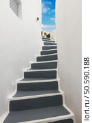 beautiful details of Santorini island, Greece. Стоковое фото, агентство Ingram Publishing / Фотобанк Лори