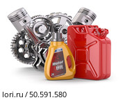 Engine_oil_lubricant_motor_vehicle_technical_services. Стоковое фото, агентство Ingram Publishing / Фотобанк Лори